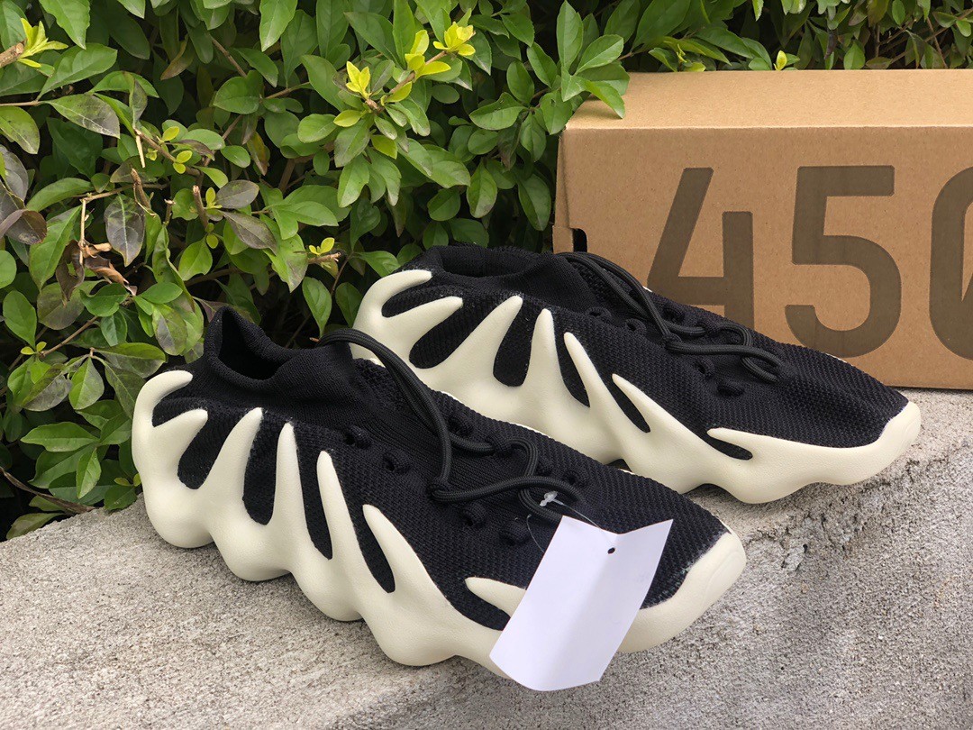 YEEZY 2021SS 450 FOAM RUNNERS KNITTED SNEAKERS