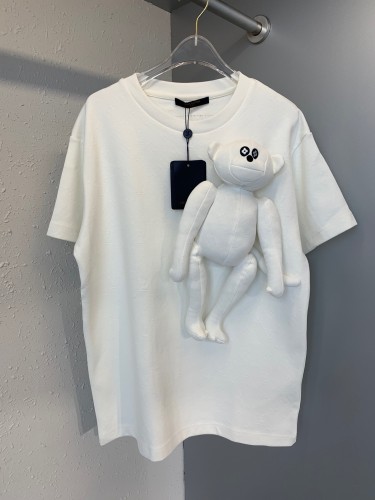 LOUIS V 2021SS DOLL EMBROIDERED COTTON T-SHIRT