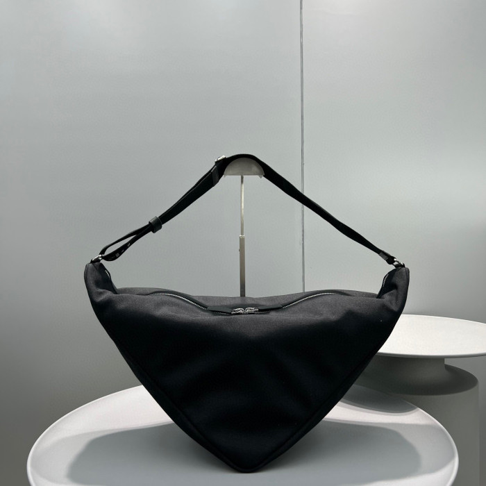 2022SS Leather Prada Triangle shoulder bag