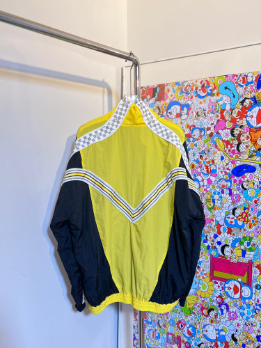 LOUIS V 22SS 2054  SPORTY JACKET technical tracksuit YELLOW