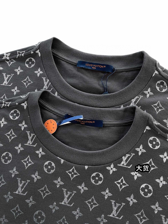 [100% best] louis v LV SKI Gradient Cotton T-Shirt iconic allover Monogram Gradient signature