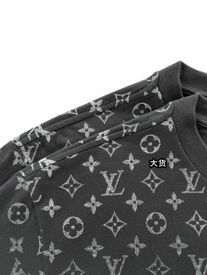 [100% best] louis v LV SKI Gradient Cotton T-Shirt iconic allover Monogram Gradient signature