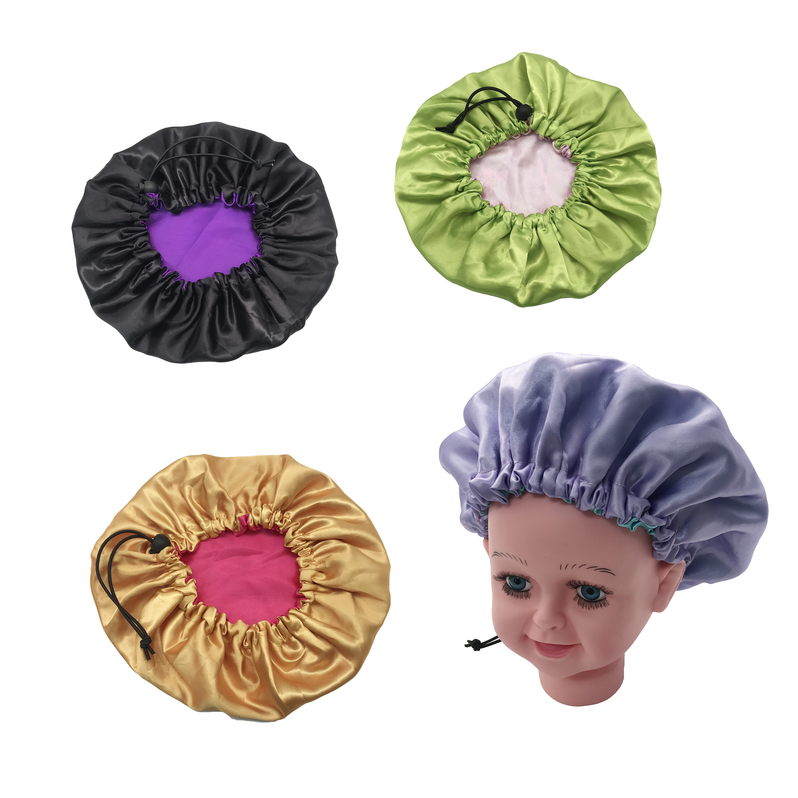 US$ 13.00 - double layer bonnet with long band no logo free