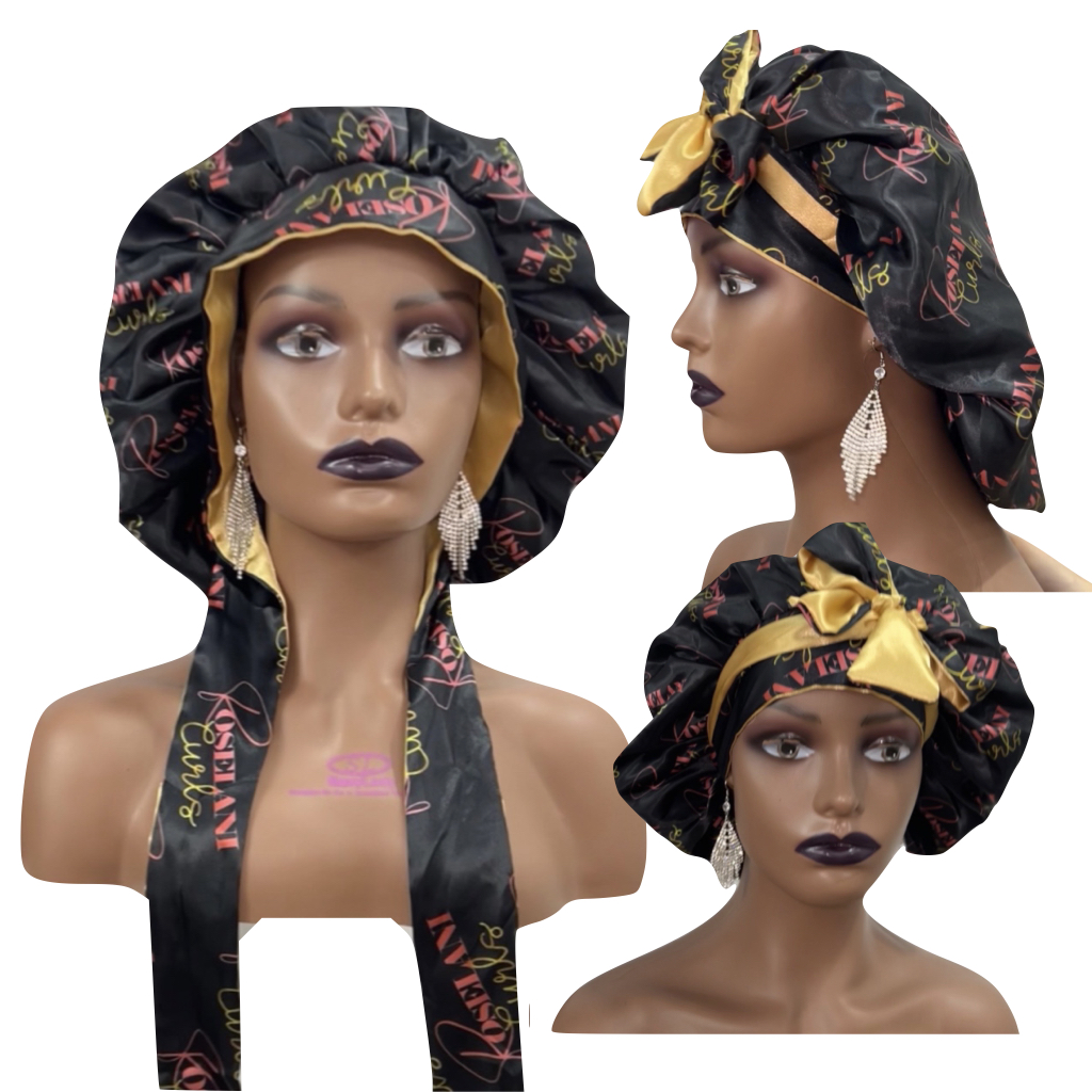 US$ 13.00 - double layer bonnet with long band no logo free