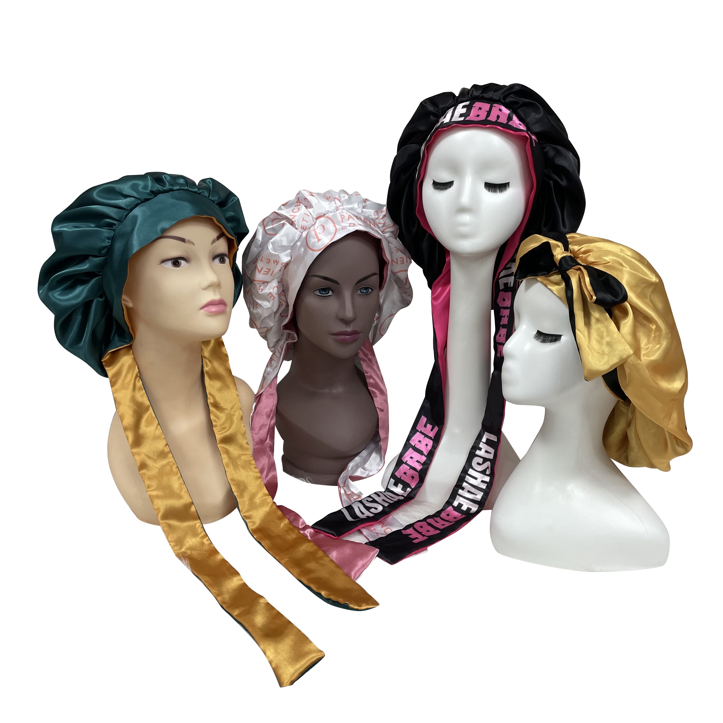 US$ 13.00 - double layer bonnet with long band no logo free