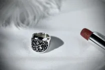 クロムハーツ指輪 CHROMEHEARTS2022新作ヘキサグラムリング