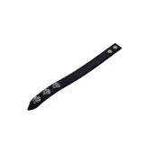 クロムハーツブレスレット CHROMEHEARTS 3ボタン 2スナップ ブレスレット クロスボタン ブラック ブレスレット