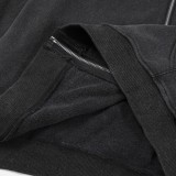 クロムハーツ 服 CHROMEHEARTS2022 新作 ホースシューウォッシュド ブラック フード付きセーター
