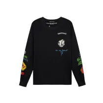 クロムハーツ 服 CHROMEHEARTS2022 新作 グラフィティシリーズ バック 黒リンク 長袖Tシャツ