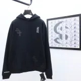 クロムハーツ 服 CHROMEHEARTS 2022秋冬新作立体レザークロスフード付きセーター