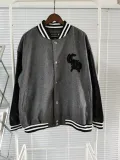 クロムハーツ 服 CHROMEHEARTS2022秋冬新作ウールレザースリーブベースボールジャケット