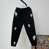 クロムハーツ 服 CHROMEHEARTS 2022新作 レザークロステリー カジュアルパンツ