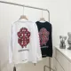 クロムハーツ 服 CHROMEHEARTS2022新作赤剣プリント長袖Tシャツ