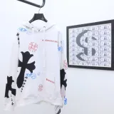 クロムハーツ 服 CHROMEHEARTS 2022秋冬新作全身カラフルグラフィティフード付きセーター