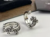 クロムハーツ指輪 CHROMEHEARTS2022新作クロスフラワーオープンリング