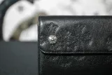 クロムハーツ財布 CHROMEHEARTS2022 新作クロス三つ折り財布 W011