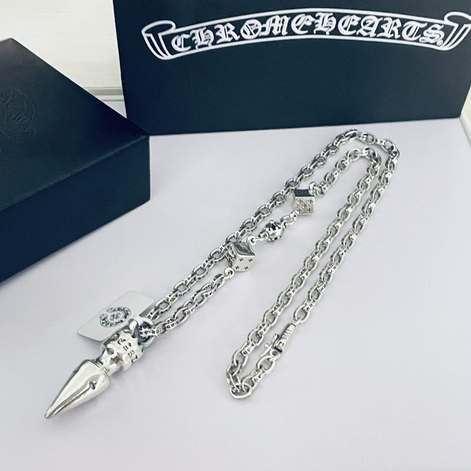 クロムハーツ ネックレス Chrome Hearts スパイク ペンダント