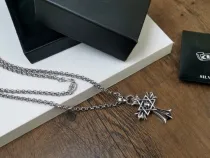 クロムハーツネックレス CHROMEHEARTS2022新作ヘキサグラムクロスネックレス