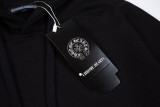 クロムハーツ 服 CHROMEHEARTS 2022 新作 ch ブロンジング ホースシュー フーデッド ブラック セーター
