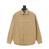クロムハーツ 服 CHROMEHEARTS2022 秋冬新作 レーザーバーニングフラワー アップリケ 刺繍 ジャケット シャツ