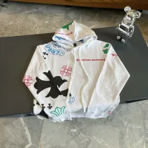 クロムハーツ 服 CHROMEHEARTS 2022秋冬新作全身カラフルグラフィティフード付きセーター