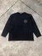 クロムハーツ 服 CHROMEHEARTS2022 新作 オールドロングスリーブTシャツを作るホットドリルとウォッシングの前後