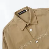 クロムハーツ 服 CHROMEHEARTS2022 秋冬新作 レーザーバーニングフラワー アップリケ 刺繍 ジャケット シャツ