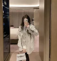 クロムハーツ 服 CHROMEHEARTS2022新作クロスプリントデニムジャケット