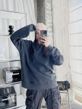 クロムハーツ 服 CHROMEHEARTS2022 新作 オーバーラップクロスアップリケ刺繍 ウォッシュウォーターで古めかしいラウンドネックセーター