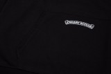 クロムハーツ 服 CHROMEHEARTS2022新作ブロンズホースシューフーデッドブラックセーター