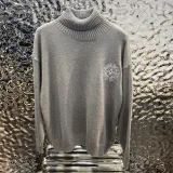 クロムハーツ 服 CHROMEHEARTS2022新作ニットタートルネック刺繍梵字セーター