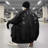 クロムハーツ 服 CHROMEHEARTS2022新作海外梵字刺繍ベースボールジャケット