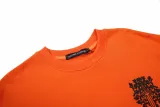 クロムハーツ 服 CHROMEHEARTS2022新作オレンジラタンフラワーソードプリントセーター