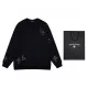 クロムハーツ 服 CHROMEHEARTS2022新作白黒パテントレザークロスパッチラウンドネックセーター