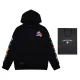 クロムハーツ 服 CHROMEHEARTS2022新作スクロールレターカラークロス組フラワーアームフーデッドセーター