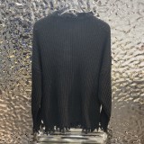 クロムハーツ 服 CHROMEHEARTS2022新作ニット刺繍クロスセーター