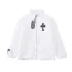 クロムハーツ 服 CHROMEHEARTS2022新作クロスパッチ刺繍ラムベルベットジャケット