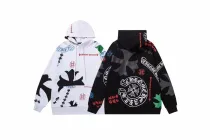 クロムハーツ 服 CHROMEHEARTS 2022秋冬新作 グラフィティフルプリント カラークロスプリント フーデッドセーター