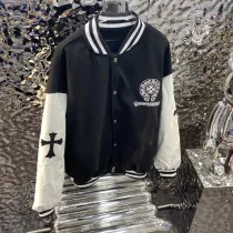 クロムハーツ 服 CHROMEHEARTS2022新作梵字刺繍ビッグホースシューベースボールジャケット