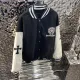 クロムハーツ 服 CHROMEHEARTS2022新作梵字刺繍ビッグホースシューベースボールジャケット