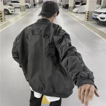 クロムハーツ 服 CHROMEHEARTS2022新作海外梵字刺繍ベースボールジャケット