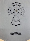 クロムハーツ 服 CHROMEHEARTS2022新作 重工業刺繍ウォッシュラウンドネックセーター