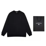 クロムハーツ 服 CHROMEHEARTS 2022 秋冬新作レーザー焼花アップリケ刺繍ラウンドネックセーター