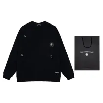 クロムハーツ 服 CHROMEHEARTS2022秋冬新作クロス刺繍アルファベットプリントラウンドネックセーター