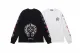 クロムハーツ 服 CHROMEHEARTS2022新作フラワーアームカラーホースシュークロスレタープリント長袖Tシャツ