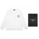 クロムハーツ 服 CHROMEHEARTS2022秋冬新作ホースシュークロスグラフィティ発光反射レトロウォッシュラウンドネックセーター