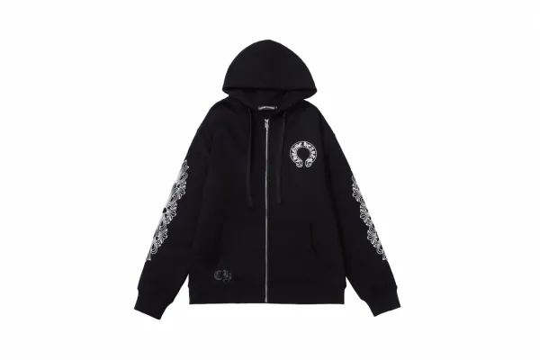 クロムハーツ 服 CHROMEHEARTS2022 新作 スクロール フーデッド スウェットシャツ