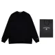クロムハーツ 服 CHROMEHEARTS 2022 秋冬新作レーザー焼花アップリケ刺繍ラウンドネックセーター