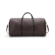 RICHPORTS Checkered  Fashion Quality Travel Bag Women PU Leather Gym Bags Hand Luggage For Men Duffle Bag