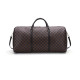 RICHPORTS Checkered  Fashion Quality Travel Bag Women PU Leather Gym Bags Hand Luggage For Men Duffle Bag